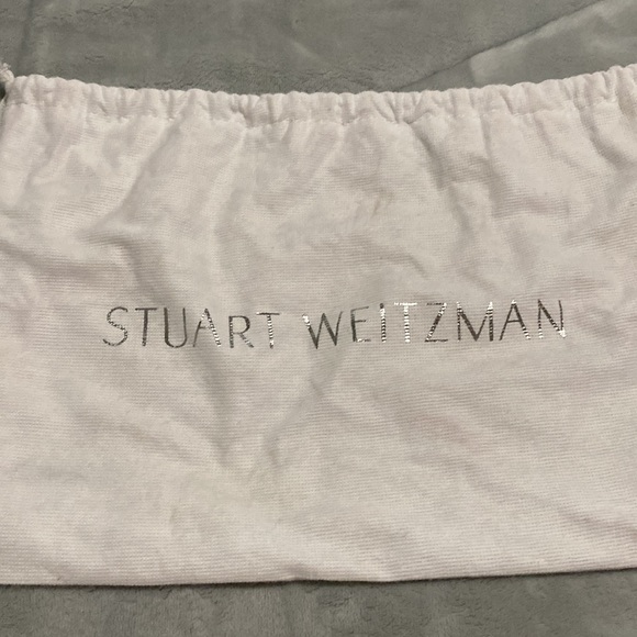 Stuart Weitzman Silver Simple Sandal - Picture 8 of 8